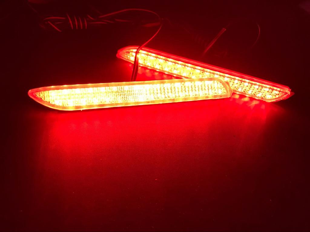 CARPARTSJP® Reflector Functions Included, Vehicle Inspection Compatible! Small Brake, Flowing Turn Signal, 3 Patterns