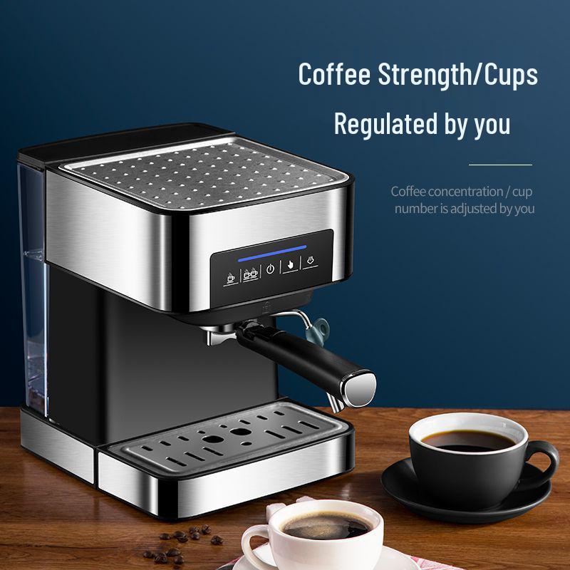 Compact Espresso Machine with Milk Frother for Home and Office