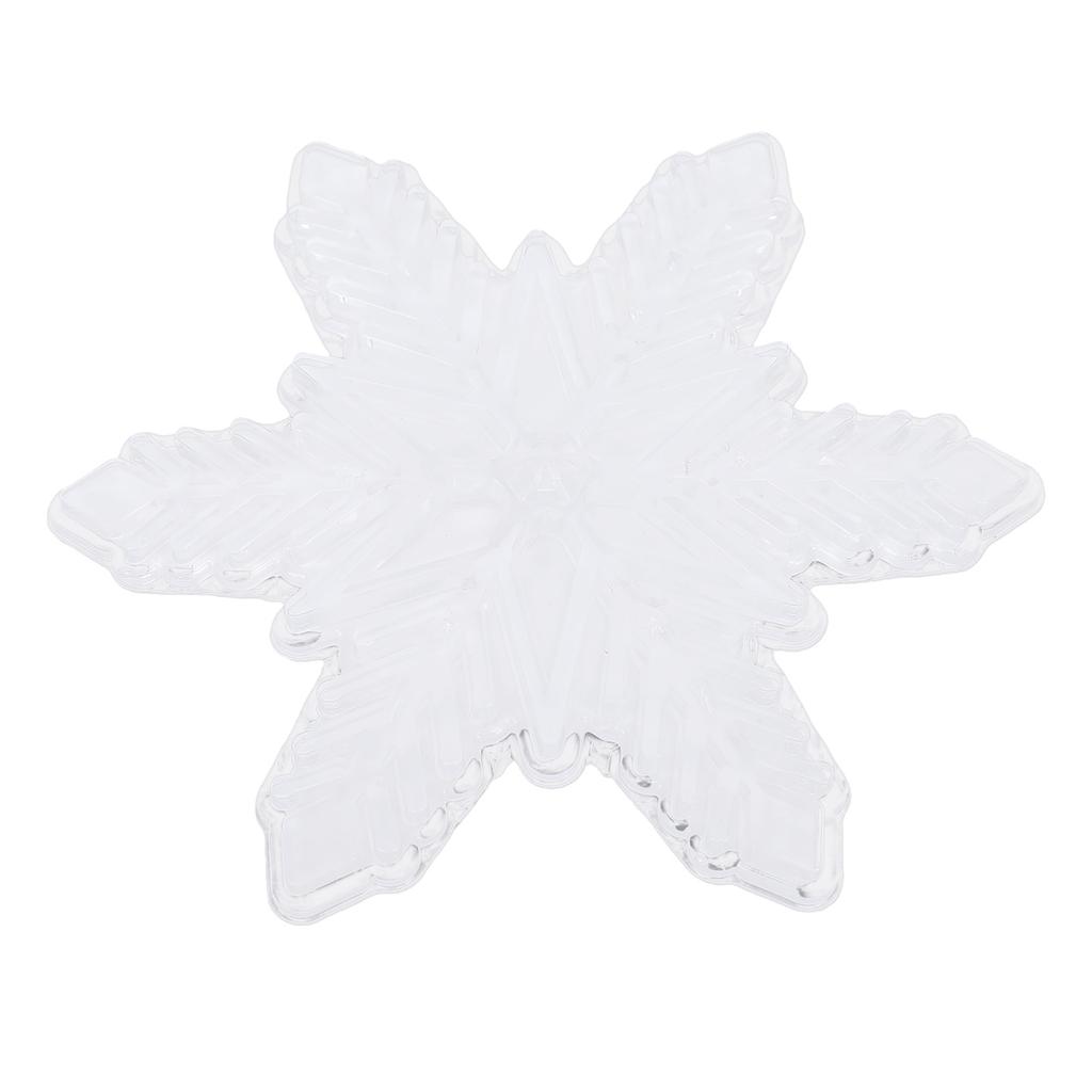 3D Snowboard Stomp Pad Thickened PVC Snowflake Shape Self Adhesive Anti Slip Snowboard Foot Grip for Outdoor Skiing Gear