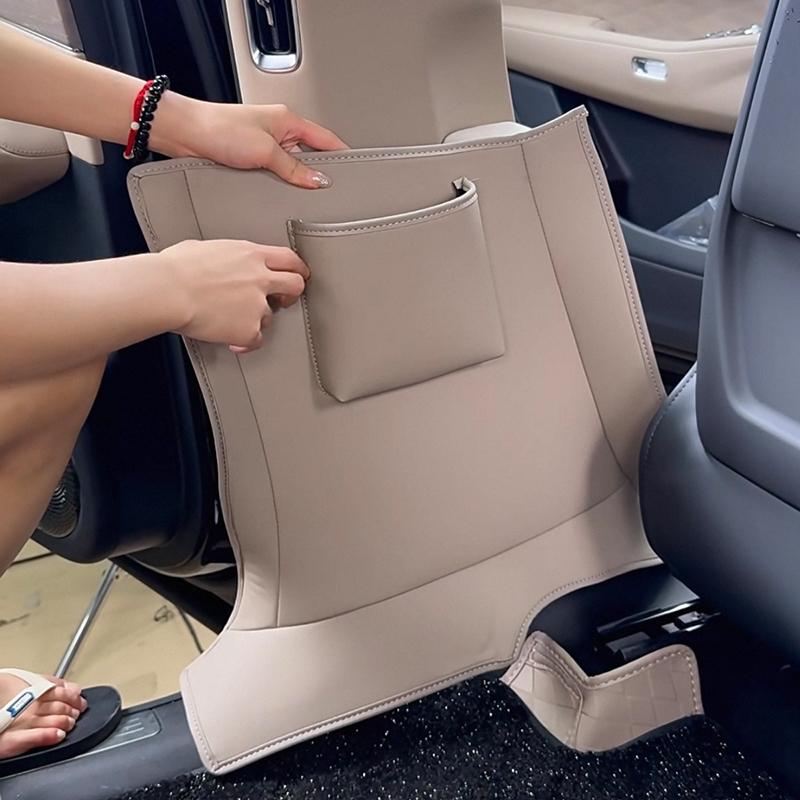 For Zeekr 8X 2026 B-Pillar Leather Anti-Collision Protection Sticker Modification Accessories