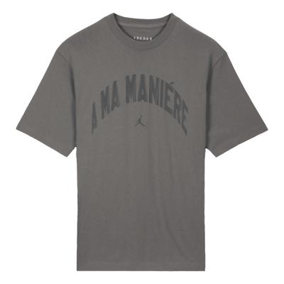 Jordan X A Ma Maniére FW24 Logo Fashion Pullover Crew Neck Short Sleeve T-Shirt Unisex T-Shirt Gray HF0538-029