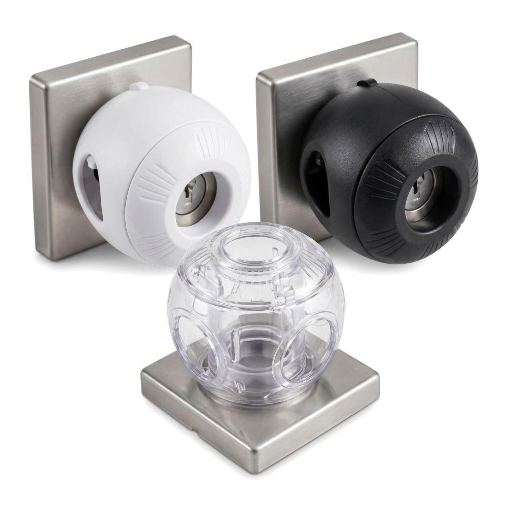 Hard-to-Remove Design Child Safety Door Knob Cover Dual-Lock Door Knob Locks For Toddlers