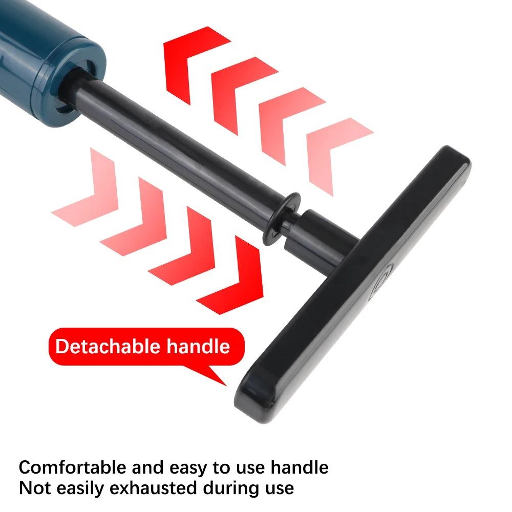 High Pressure Drain Plunger Pipe Plunger Dredge Clog Bath Toilets Bathroom Shower Sink Bathtub Toilet Clogged Unclogging Device.