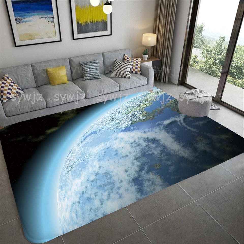 

Над огромной землей 3D-печать Коврик для гостиной Украшение спальни Дверной коврик для украшения комнаты Ковер Нескользящий коврик для ванной комнаты