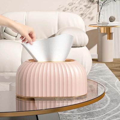 Luxuriöser nordischer gestreifter Taschentuchboxhalter Hochwertige Toilettenpapierbox Tischserviettenhalter Auto Taschentuchpapierspender Heimbox
