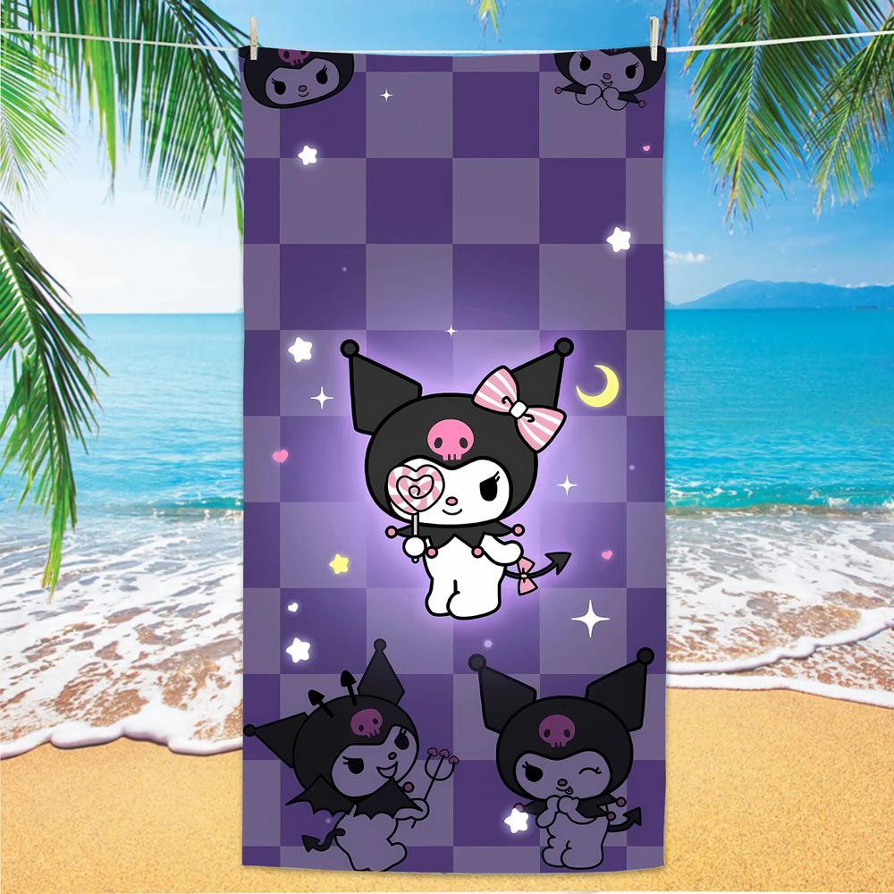 New Printed Beach Towel Stitch Kulomie Beach Towel Children'S Cartoon Towel Cloth