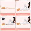 Ergonomic Ballet Stretching Device Elastic Stretch Band Wooden Ballet Foot Stretcher Set for Muscle Stretching Exercises