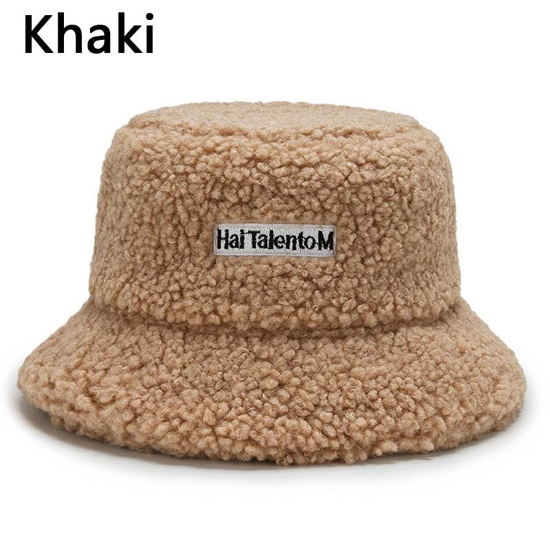 Women Fashion Windproof Warm Caps Embroidered Letters Outdoor Plush Cap Fur Hat Autumn Women