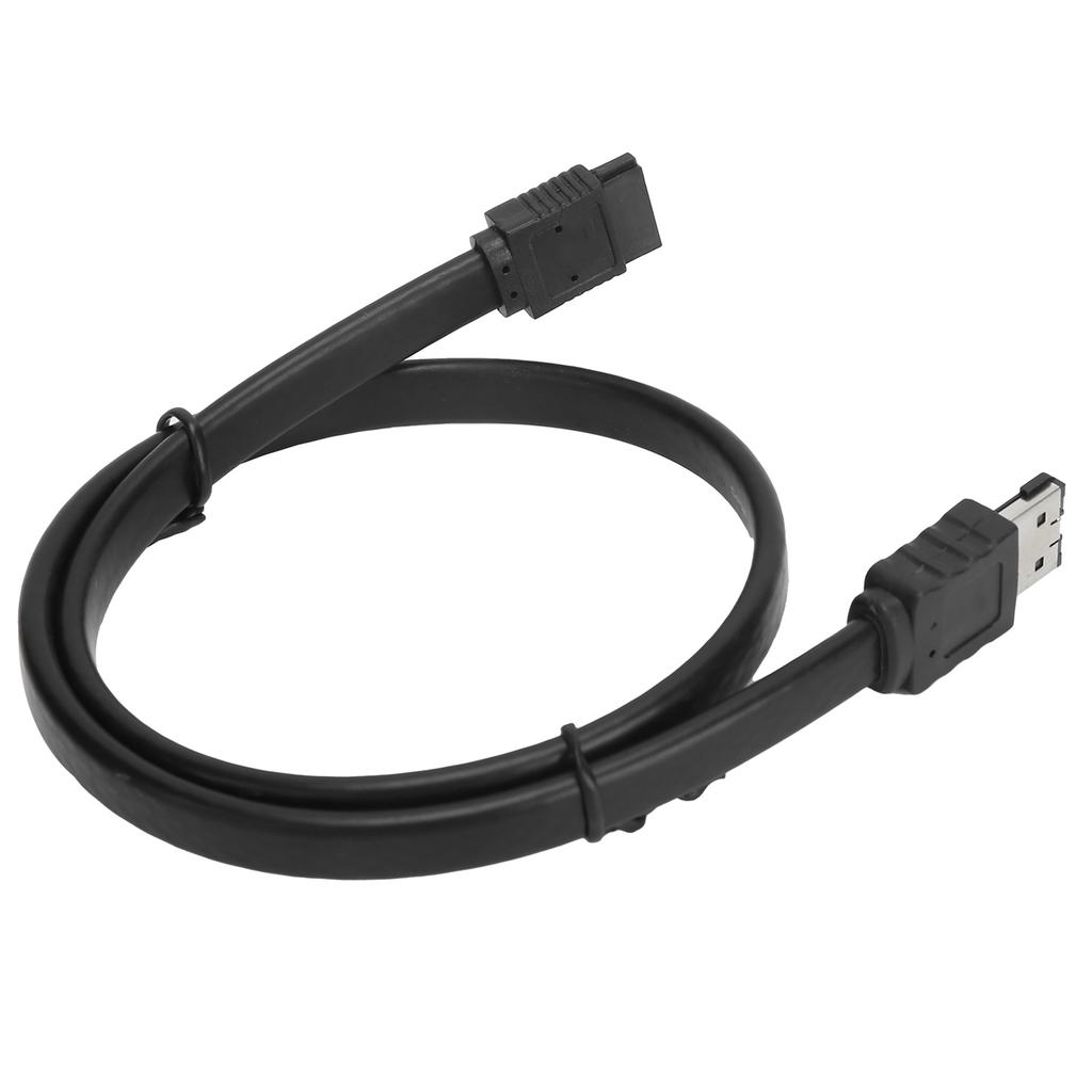 Connection Cable ESATA To SATA Male To Male M M Shielded Extender with Shrapnel for External Hard Drive