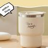 Stainless Steel Insulated Coffee Cup Portable Leak-proof Pocket Thermal Mug with Lids Anti Scald Double Wall Mug Car