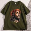 Jesus Vintage 90s Graphic T Shirt Jesus Easter Christian Easter Tshirt Retro Cotton Short Sleeve Round Neck Unisex Clothing