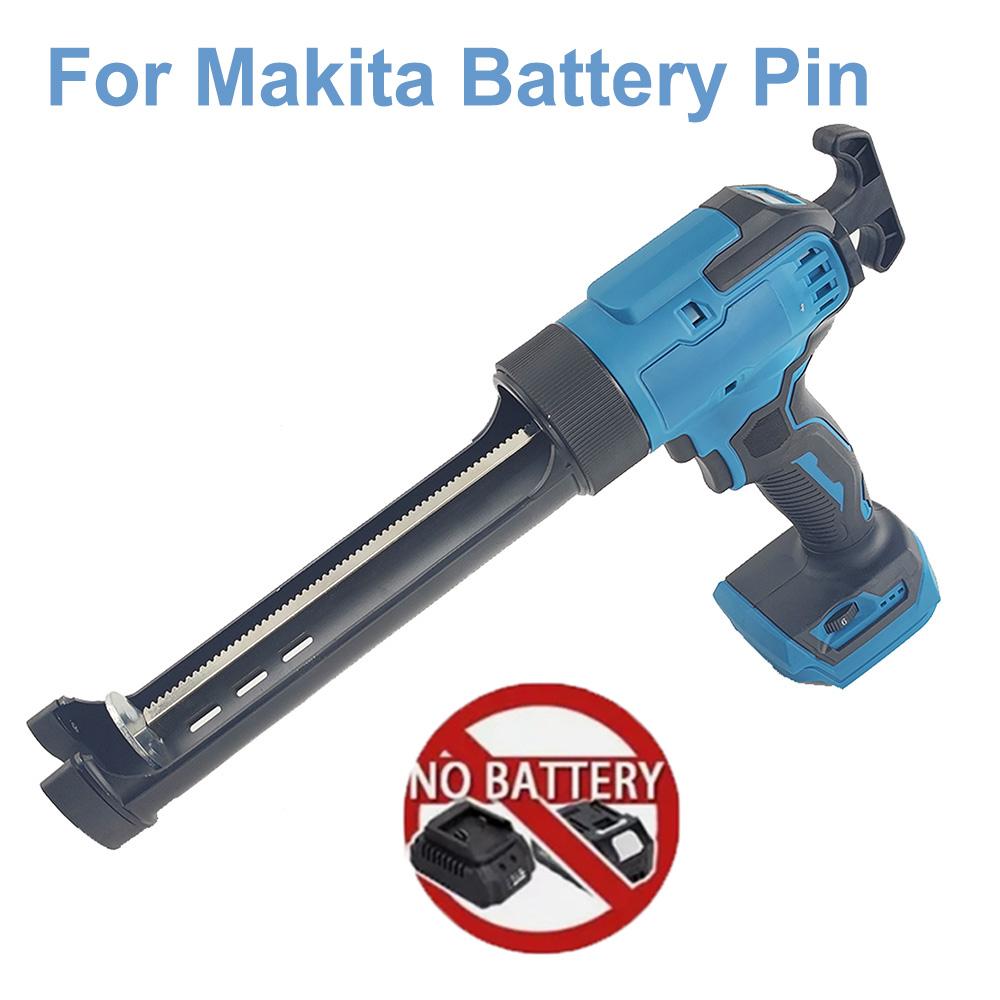 

6-скоростной регулируемый электрический пистолет для герметика для аккумулятора Makita 18V, беспроводной пистолет для герметика, пистолет для стекла и силикона со светодиодной подсветкой 450 лм