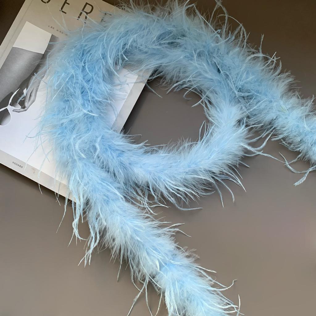 Colored Feather Strips, Ostrich Hair, Top Strips, Dance Costumes DIY Decorative Materials, Clothing Accessories