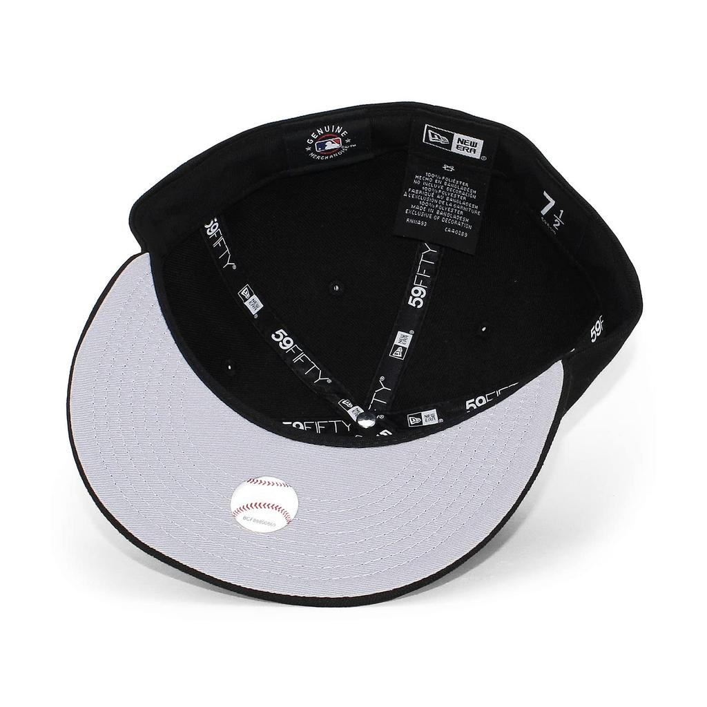 [New Era] 59FIFTY Washington Nationals [MLB TEAM-BASIC FITTED CAP] WASHINGTON NATIONALS Major League Baseball Hat Black (8-14 (approx. 65.4 cm))