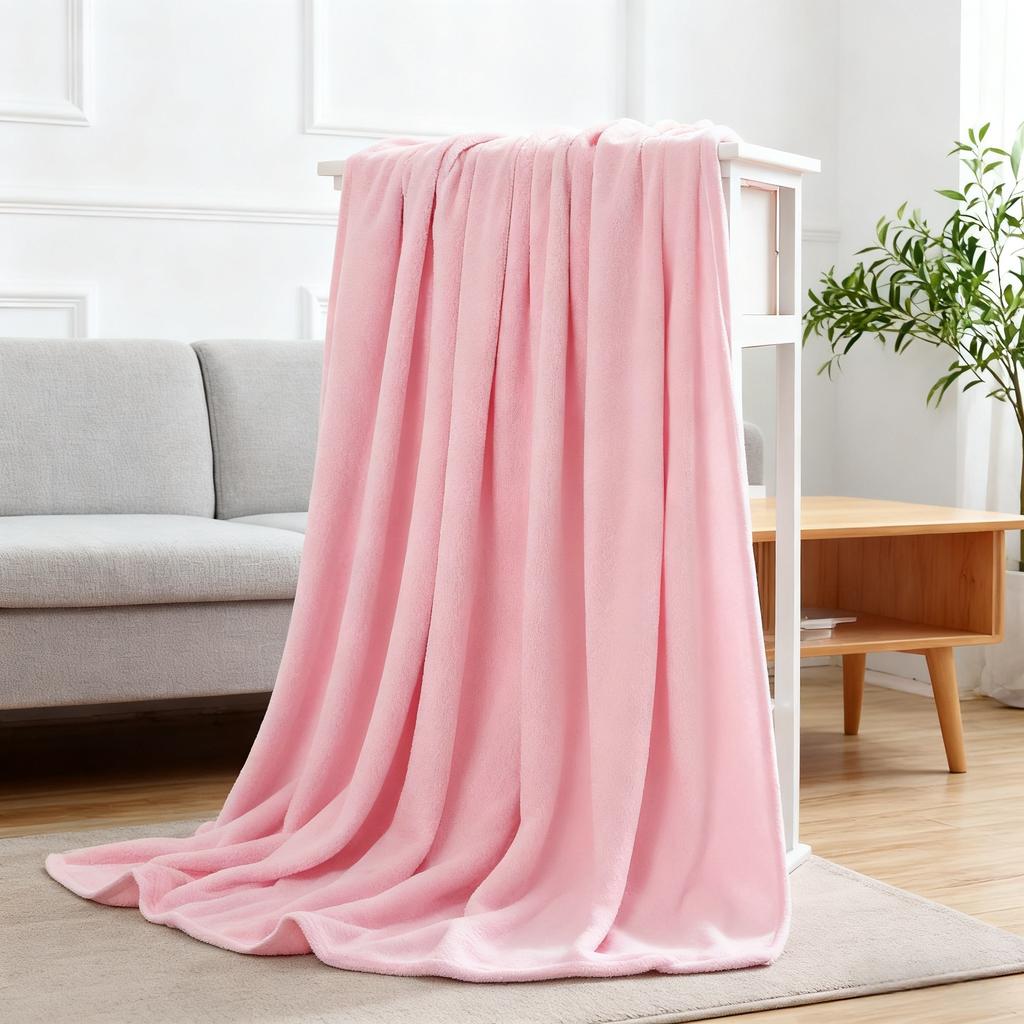 1PC Summer Bamboo Fiber Ice Silk Blanket Lightweight Breathable Absorbs Body Heat Keeps Cool All Night Soft Skin Friendly Beddin