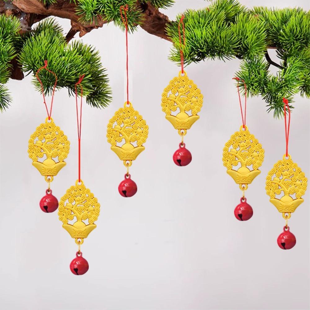 

6/10pcs New Year Chinese Knot Hanging Pendant Housewarming Wind Chime Mini Blessing Hanging Ornament Home Decor Spring Festival