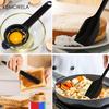 30PCS Silicone Cooking Set Heat-Resistant Silicone Utensils with Wooden Handles Non-Stick Cookware Safe, Mother‘s Day Gift Set