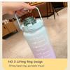 2000ml Sports Water Bottle Protein Shaker Outdoor Travel Climbing Bicycle Water Bottles BPA Free Gym Space Cups