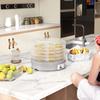5-tier Food Dehydrator, 245W Dehydrator with Adjustable Temperature Control, Grey