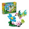 LEGO Creator Colorful Hummingbird Flower Search Toy Birthday Present Block Girls Boys Children 8 Years Old 9 Years Old 10 Years Old Elementary School