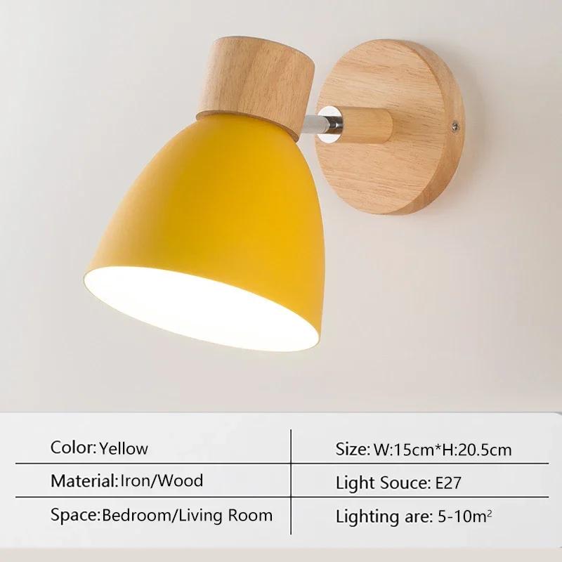 

Светодиодный настенный светильник Macron Home Decorative Light для спальни, гостиной, кабинета, прохода в помещении, скандинавский простой декор, настенное бра Warm white жёлтый