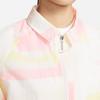 Nike Sportswear Color Block Pattern Zipper Long Sleeve Jacket Women Jackets Soft-Pink FJ7711-134