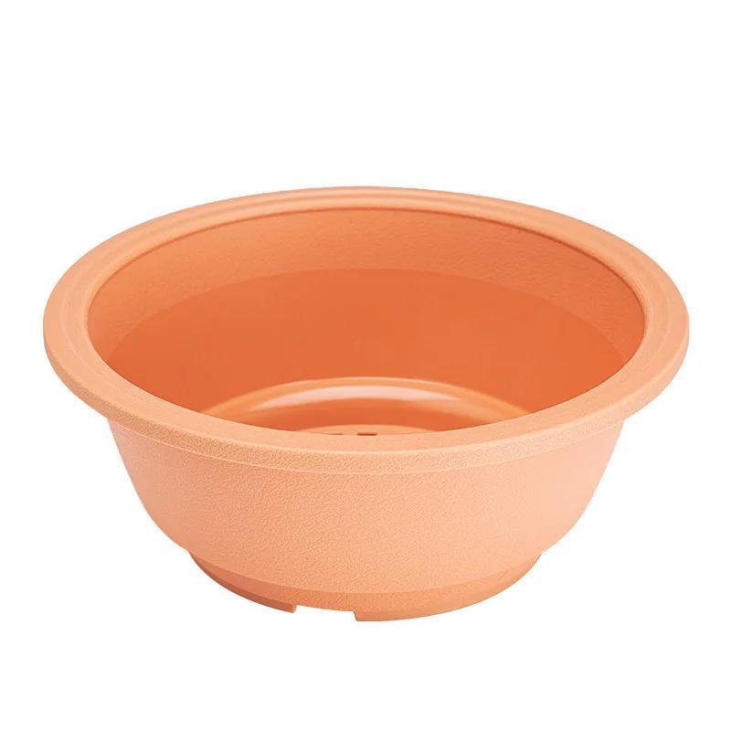1 Pcs Large New Succulent Pot Plastic Round Succulent Flower Pot Dwarf Pot Horticultural Flowerpot