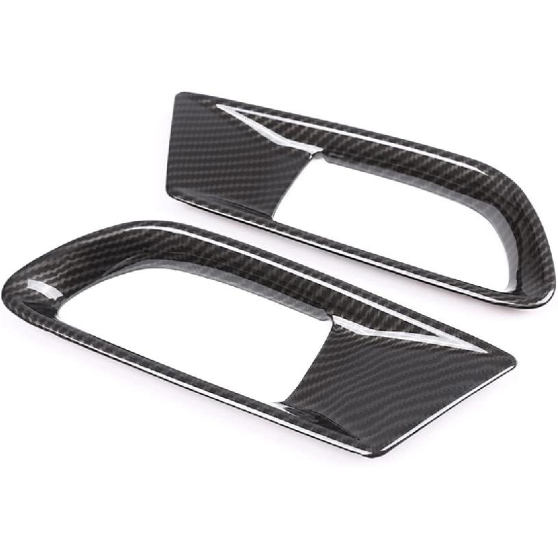 Car Accessories Fit for Subaru BRZ Toyota 86 2012-2020 Inner Door Handle Cover Trim (Carbon Fiber Style) ABS 2 PCS