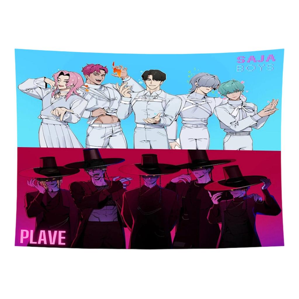 150x130cm Fashionable Printed Hanging Cloth Background Cloth Wide Room Background Decorative Cloth