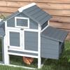 Chicken Coop on Legs, Cottage, Solid Fir Wood, 150.5 x 54 x 87 cm