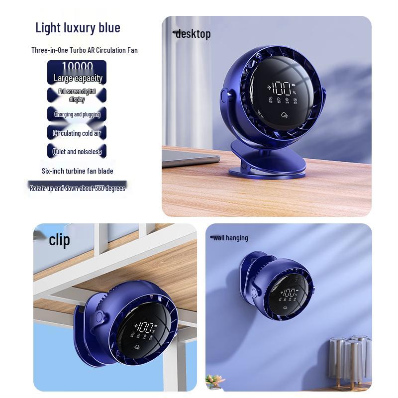 Portable USB Clip-on Desk Fan