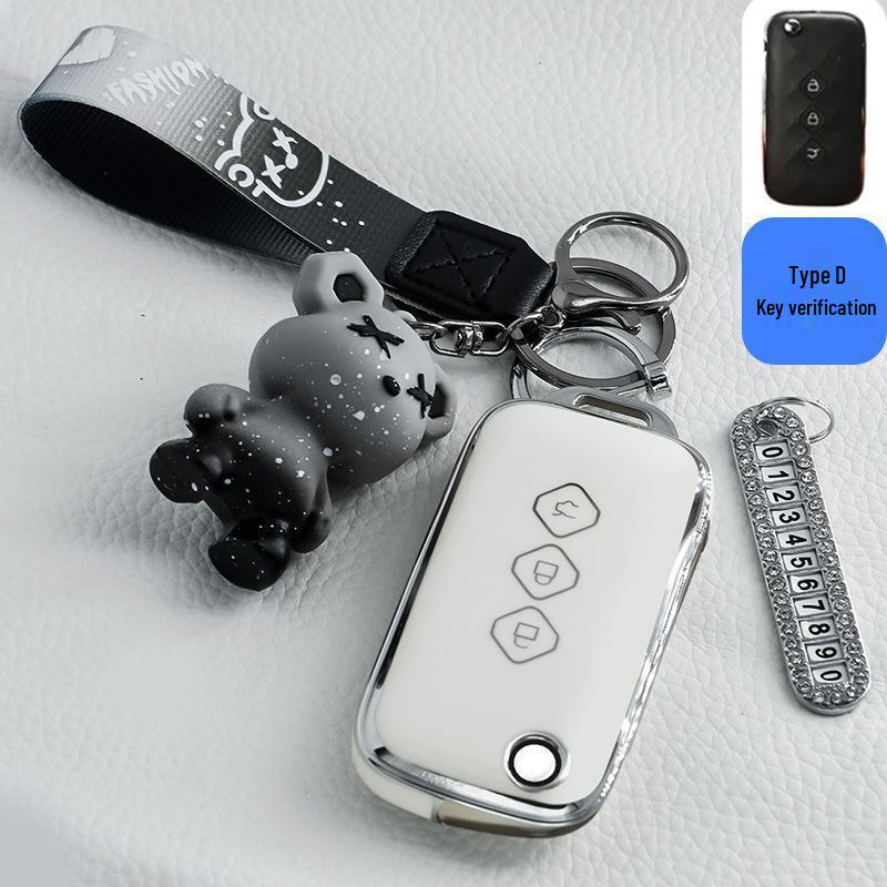 Key Case Shell for Wuling Hongguang MiniEV Macaron 2022 - GAMEBOY GB Design