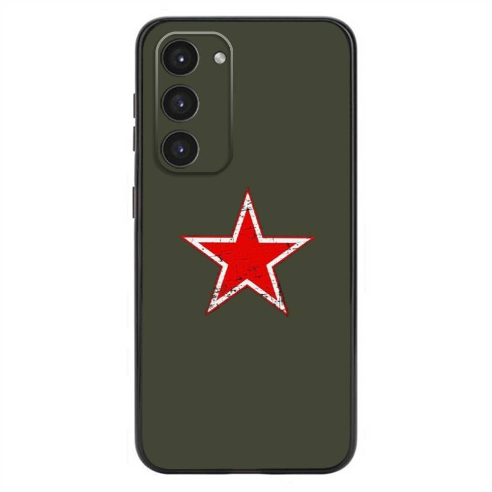 Red Soviet Union USSR Flag Phone Case For Samsung Galaxy A20,21s,22,31,32,52,53,72,73,80,91 Soft Liquid Silicone Black Cover SamsungA514G