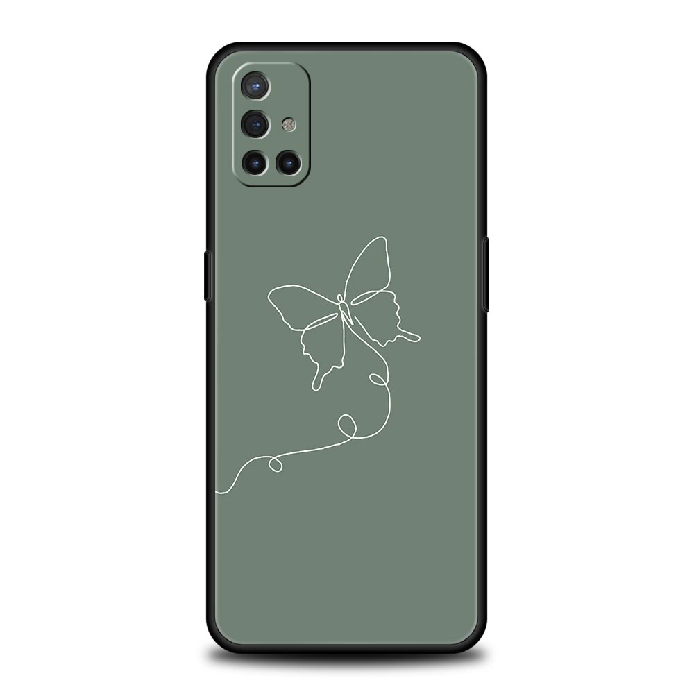 Phone Case For OnePlus 11 10 9 Pro 9T 12R 10R 9R 9RT 10T 8T 8 7 6T 7T Nord 2T CE 2 5G N200 N10 N100 Soft Silicone Cover Flower