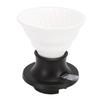Pour Over Coffee Dripper Ceramic Heat Proof Immersion Cone Coffee Maker Dripper Filter Holder for Home Travel