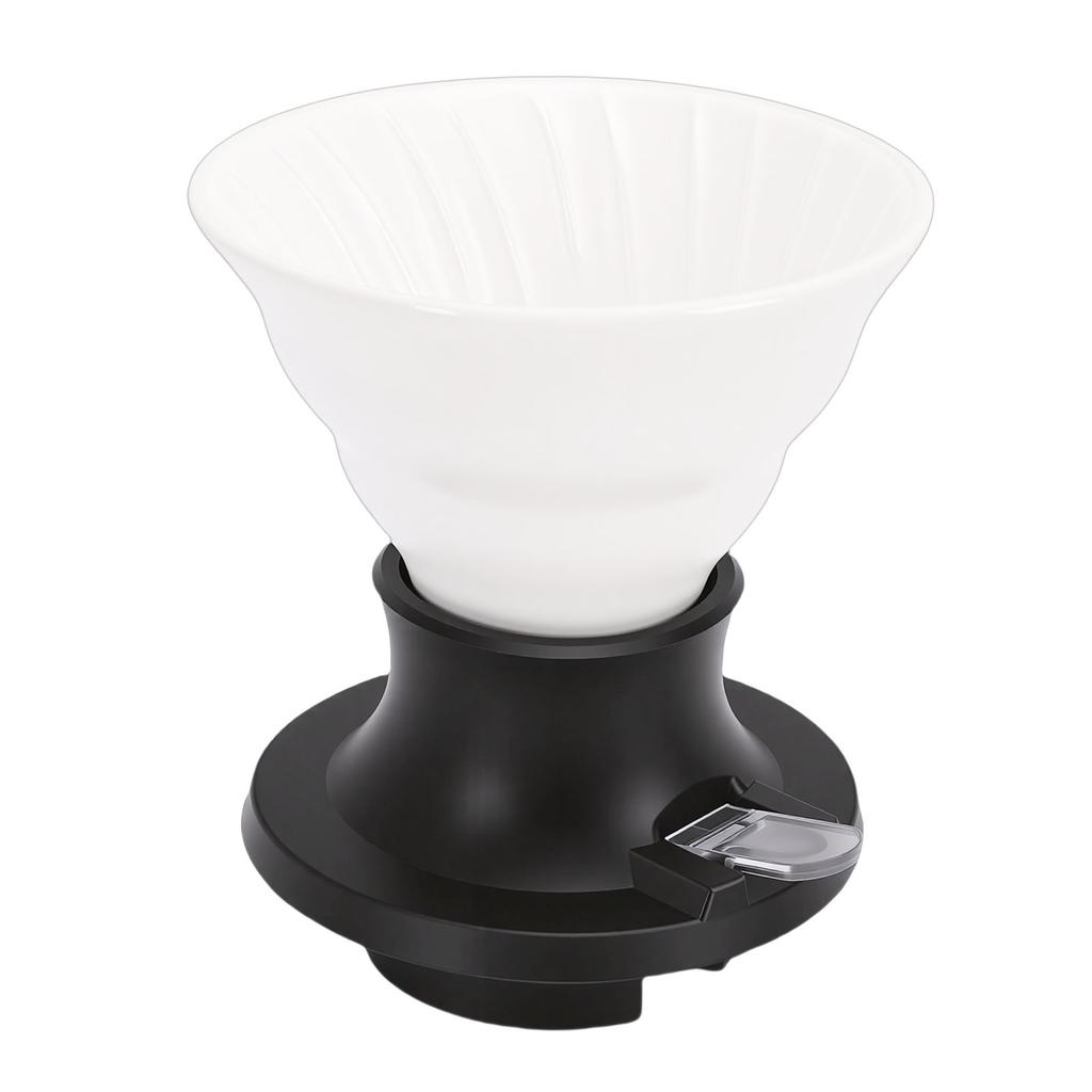 Pour Over Coffee Dripper Ceramic Heat Proof Immersion Cone Coffee Maker Dripper Filter Holder for Home Travel