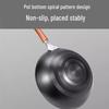 TingLe Uncoated Hand-Forged Iron Wok & Frying Pan