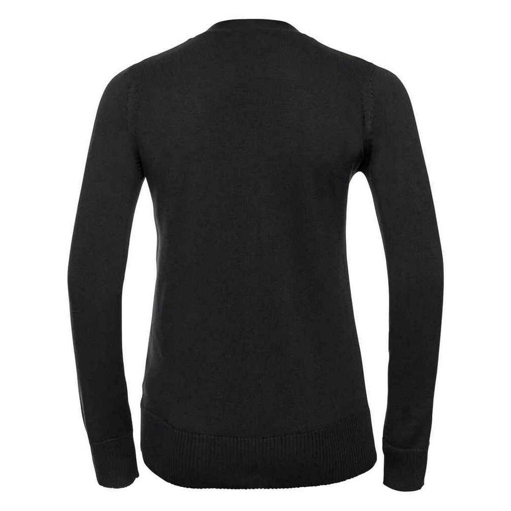 Russell Collection Womens/Ladies Knitted V Neck Cardigan