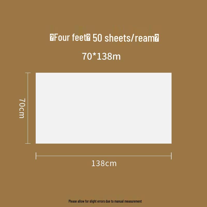 100 Sheets Calligraphy Brush Practice Paper - Semi-Ripe Xuan for Beginners & Chinese Painting