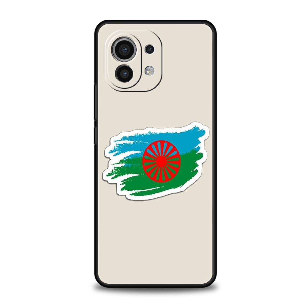 Phone Case For Xiaomi Mi 15 14 13 12 11 Lite 14T 13T 12T 11T Pro Poco X6 X5 X3 Pro F6 F5 F4 Gypsy Flag Sinti&Romanies Cover