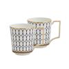 Wedgwood Golden Age Midnight Blue Mug Set (Pair)