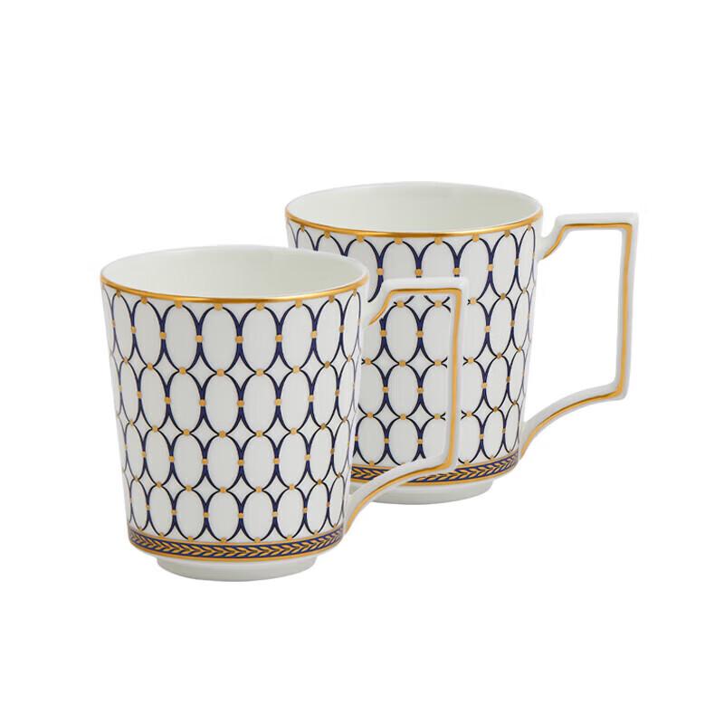 Wedgwood Golden Age Midnight Blue Mug Set (Pair)