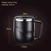 Stainless Steel Insulated Coffee Mug with Sliding Lid Vacuum Travel Mug with Handle Camping Tea Flask for Hot Cold Drinks