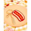 Newstalgia Embroidered Keychain - Hot Dog