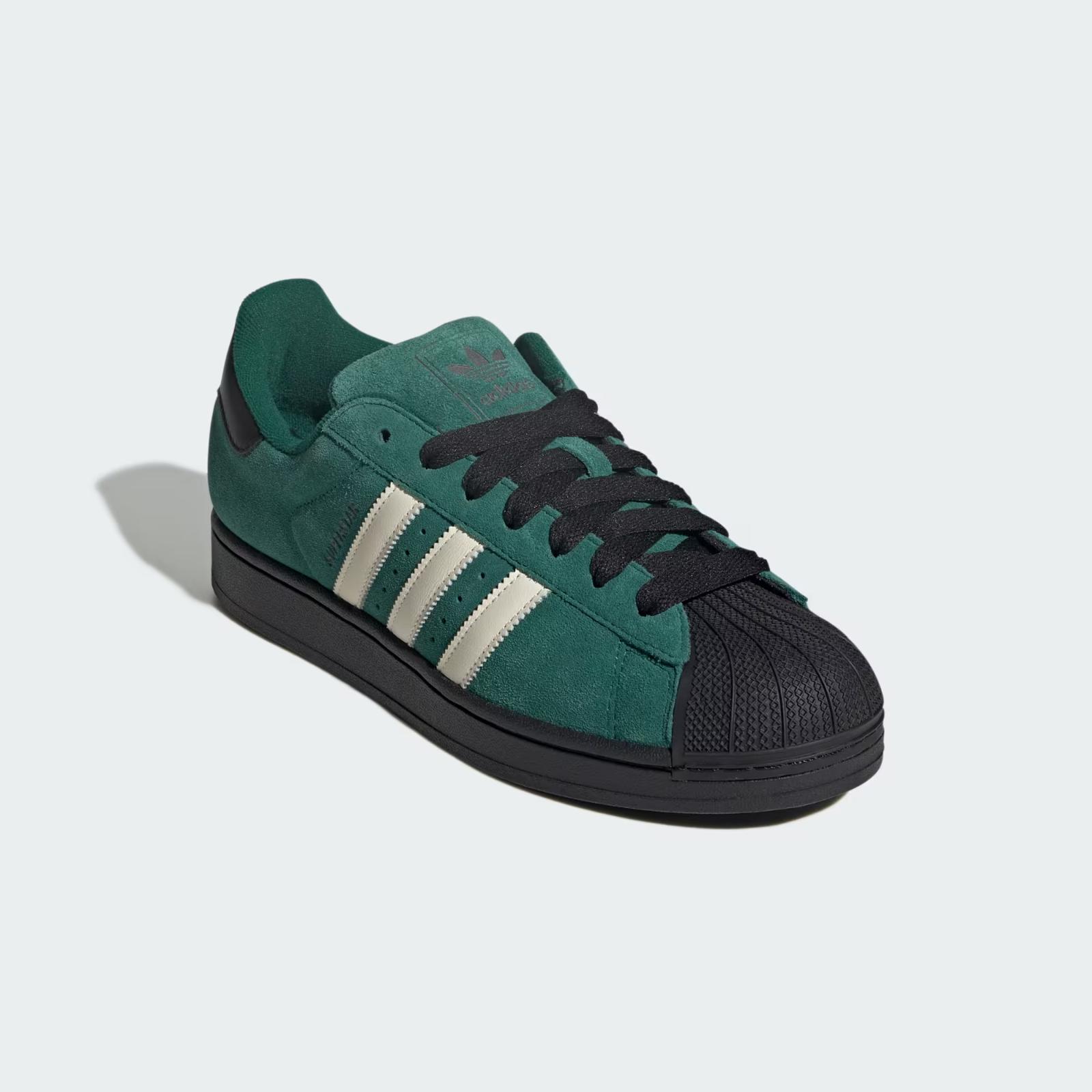 JQ3219 adidas Originals Superstar 2 Collegiate Green Cream White Core Black (Men 10