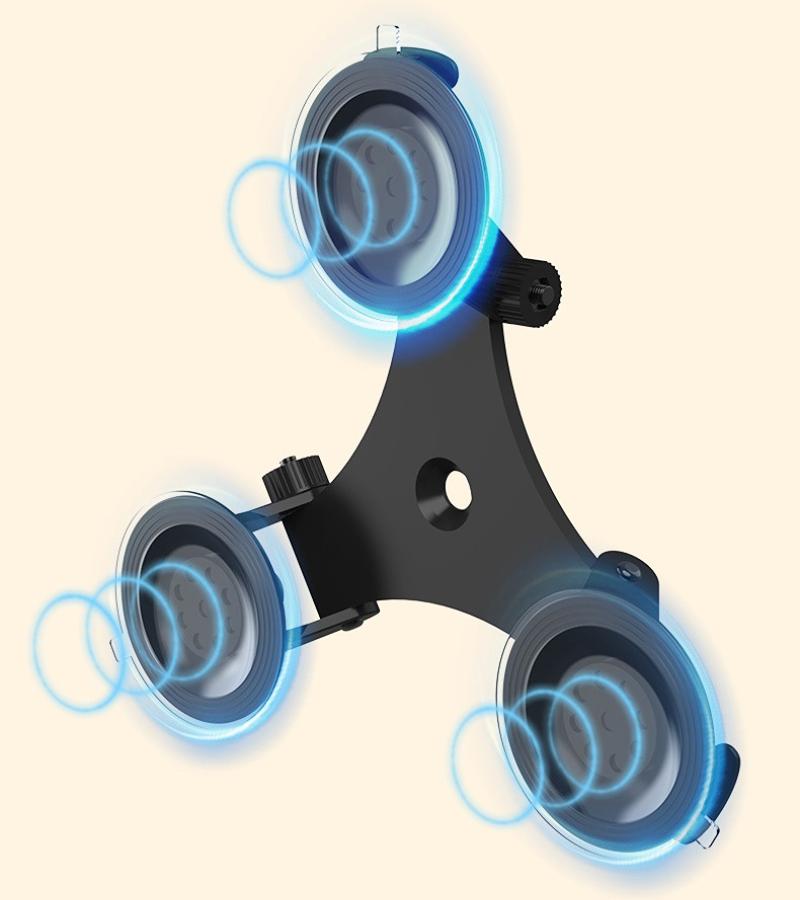 Suction Cup Bird Perch Quartz Sand Trimming Paws Triple Powerful Suction Cups Ideal Bird Window Perch for Any Smooth Surface