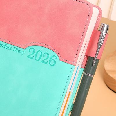 365 Tage 2026 Terminplaner Notizbuch Englisch Effiziente Organisation A5 Agenda Planungsheft Selbstdisziplin Verschleißfest