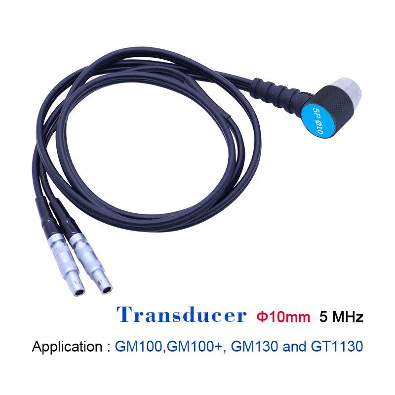 

6mm 10mm 5MHz Ultrasonic Thickness Gauge Probe GM100/GM130/GT1100/GT1130/WT100A Universal 10mm
