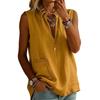 Womens Spring Tops Sleeveless V Neck Blouse Summer Shirts for Women Casual Style Womens Summer Shirts