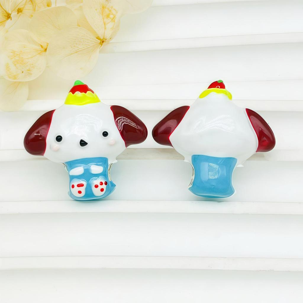 DIY Hand-Painted Silver-Plated KT Cartoon Beads - Creative Jewelry Accessories